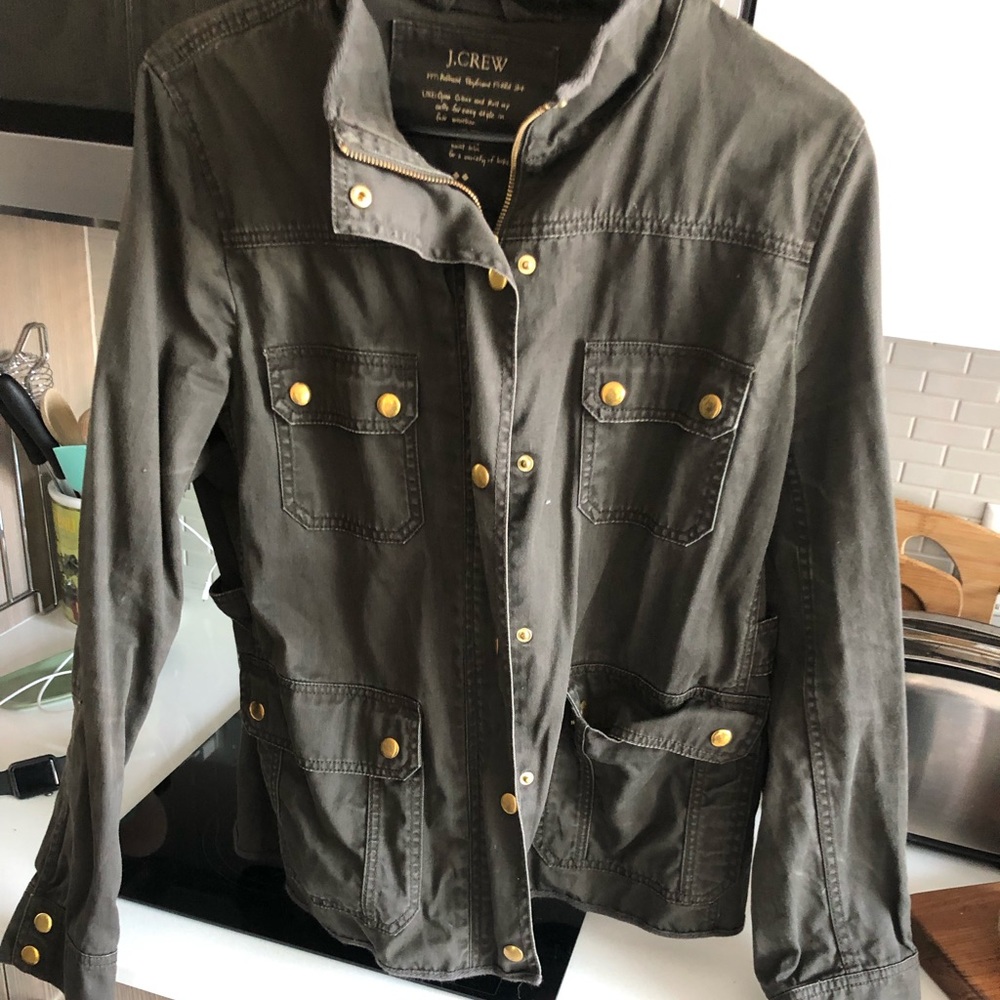 Dark Green J.Crew Jacket
